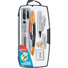 Coffret compas Métal Open 9 pièces - MAPED en promo chez Carrefour Market Coffret compas Métal Open 9 pièces - MAPED dans le catalogue Carrefour Market