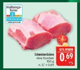 Schweinerücken Angebote bei Marktkauf Schwabach für 0,69 €