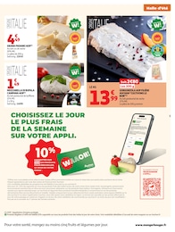 Prix et réduction Mozzarella dans le prospectus Auchan Supermarché en cours Offre Mozzarella dans le catalogue Auchan Supermarché du moment à la page 5