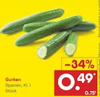 Gurken bei Netto Marken-Discount im Kempen Prospekt für 0,49 €