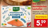 Aktuelles Norwegisches Lachsfilet Angebot bei Netto Marken-Discount in Ingolstadt ab 5,59 €