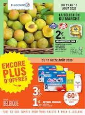 Prospectus Supermarchés E.Leclerc en cours à Rieucros et alentours, "TOUT CE QUI COMPTE POUR VOUS EXISTE À PRIX E.LECLERC", 32 pages, 11/08/2026 - 22/08/2026 Catalogue Supermarchés E.Leclerc en cours à Rieucros et alentours, "TOUT CE QUI COMPTE POUR VOUS EXISTE À PRIX E.LECLERC", 32 pages, 11/08/2026 - 22/08/2026