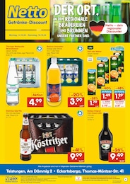 Netto Marken-Discount Prospekt für Duderstadt: "DER ORT, AN DEM REGIONALE BRAUEREIEN UND BRUNNEN UNSERE PARTNER SIND.", 2 Seiten, 14.10.2024 - 19.10.2024