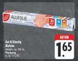 Alufolie Angebote von Gut & Günstig bei EDEKA Gera für 1,65 €