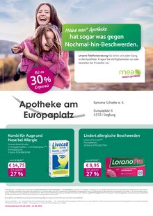 Aktueller mea - meine apotheke Prospekt für Siegburg mit  Seiten