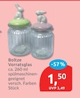Vorratsglas von Boltze im aktuellen budni Prospekt