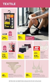 Lingerie Femme en promo dans le catalogue Carrefour à la page 61