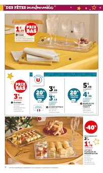 Promotion Verre dans le prospectus Super U, valable du 09/12/2025 au 24/12/2025 Promo Verre dans le catalogue Super U du moment à la page 8