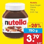Nuss-Nugat-Creme Angebote von Nutella bei Netto Marken-Discount Plauen für 3,79 €