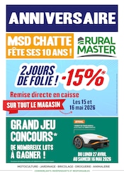 Catalogue Jardineries & Animaleries Rural Master en cours à Villard-de-Lans et alentours, "ANNIVERSAIRE", 16 pages, 27/04/2026 - 16/05/2026