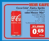 Coca-Cola, Fanta, Sprite oder Mezzo Mix im Angebot bei Marktkauf in Döbeln Coca-Cola, Fanta, Sprite oder Mezzo Mix Angebote von Coca-Cola bei Marktkauf Döbeln für 0,69 €