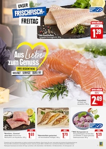 Lachs im EDEKA Prospekt "Aktuelle Angebote" mit 40 Seiten (Pforzheim)