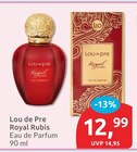 Royal Rubis Eau de Parfum von Lou de Pre für 12,99 € bei budni im Angebot Royal Rubis Eau de Parfum von Lou de Pre im aktuellen budni Prospekt