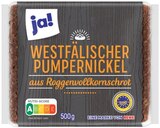 Westfälischer Pumpernickel Angebote von ja! bei REWE Dessau-Roßlau für 0,99 €