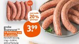 grobe Bratwurst Angebote bei tegut Mühlhausen für 3,99 €