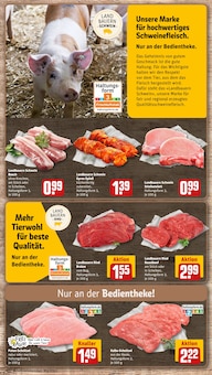 Rindfleisch im REWE Prospekt "Dein Markt" mit 30 Seiten (Reutlingen)