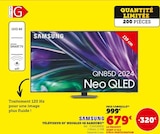 Téléviseur 55" neoqled 4k - Samsung - Hyper U à Fréjus Téléviseur 55" neoqled 4k - Samsung en promo chez Hyper U Fréjus à 679,00 €