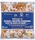 Mélange de moules, crevettes nordiques, noix de Saint-Jacques MSC en promo chez Picard Nancy à 7,19 €