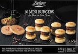 10 mini burgers - DELUXE dans le catalogue Lidl