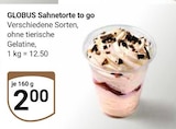 Sahnetorte to go im Angebot bei GLOBUS in Halle Sahnetorte to go Angebote von GLOBUS bei GLOBUS Halle für 2,00 €
