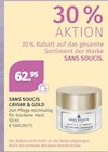 CAVIAR & GOLD von SANS SOUCIS im aktuellen Müller Prospekt für 62,95 €