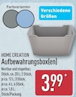 Aufbewahrungsbox(en) im Angebot bei ALDI Nord in Siegen Aufbewahrungsbox(en) Angebote von HOME CREATION bei ALDI Nord Siegen für 3,99 €