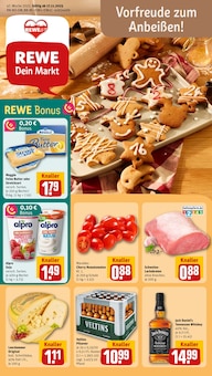 REWE Prospekt der Woche "Dein Markt" Seite 1, 17.11.2025 bis 22.11.2025 für Gütersloh Aktueller REWE Prospekt "Dein Markt" Seite 1 von 30 Seiten für Gütersloh