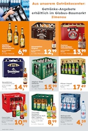 Bier im Globus-Baumarkt Prospekt in Ilmenau Aktueller Globus-Baumarkt Prospekt mit Bier, "Immer eine Idee besser", Seite 16