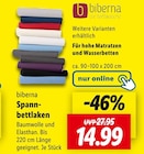 Spannbettlaken von biberna im aktuellen Lidl Prospekt für 14,99 €