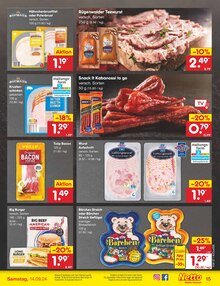 Wurst im Netto Marken-Discount Prospekt "Aktuelle Angebote" mit 53 Seiten (Düsseldorf)