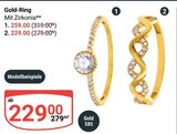 Gold-Ring Mit Zirkonia bei GLOBUS im Gensingen Prospekt für 229,00 €