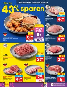 Schweinefilet im aktuellen Netto Marken-Discount Prospekt (Hamburg) Schweinefilet im Netto Marken-Discount Prospekt "Aktuelle Angebote" mit 63 Seiten (Hamburg)
