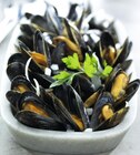 Moules de bouchot de la baie du Mont Saint-Michel AOP - La CANCALAISE en promo à 8,99 € chez Géant Casino Moules de bouchot de la baie du Mont Saint-Michel AOP - La CANCALAISE dans le catalogue Géant Casino