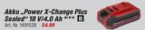Aktuelle Batterie Angebote bei toom Baumarkt in Solingen (Klingenstadt) Aktuelles Akku Power X-Change Plus Sealed 18 V/4,0 Ah Angebot bei toom Baumarkt in Solingen (Klingenstadt) ab 54,99 €