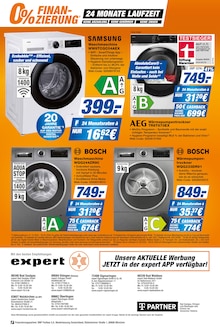 Waschmaschine im expert Prospekt "Top Angebote" mit 16 Seiten (Ravensburg)