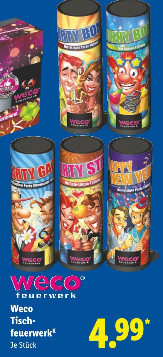 Tischfeuerwerk Happy New Year