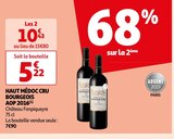 Promo HAUT MÉDOC CRU BOURGEOIS AOP 2016 à 10,43 € dans le catalogue Auchan Supermarché à Gournay-en-Bray