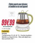 Théière - RIVIERA ET BAR en promo chez Proxi Confort Limoges à 99,99 €