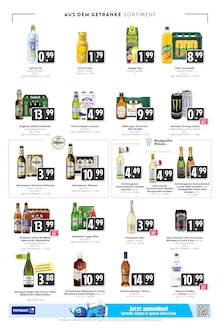 Warsteiner im Hieber Prospekt "Aktuelle Angebote" mit 18 Seiten (Lörrach)