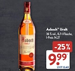 Uralt von Asbach für 9,99 € bei ALDI SÜD im Angebot Uralt von Asbach im aktuellen ALDI SÜD Prospekt