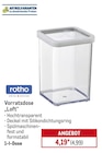 Vorratsdose „Loft“ im Angebot bei METRO in Regensburg Vorratsdose „Loft“ Angebote von rotho bei METRO Regensburg für 4,99 €