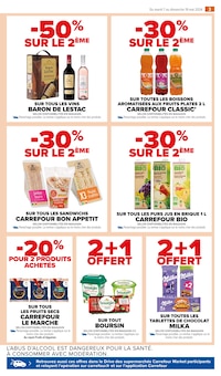 Promo Vin Rosé dans le catalogue Carrefour Market du moment à la page 5