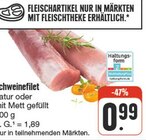 Schweinefilet Angebote bei nah und gut Bamberg für 0,99 €