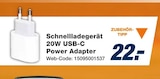 Schnellladegerät 20W USB-C Power Adapter Angebote bei expert Hoyerswerda für 22,00 €