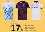 Tee-shirt Club en promo chez E.Leclerc Tee-shirt Club dans le catalogue E.Leclerc