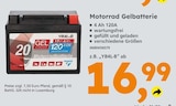 Motorrad Gelbatterie im Angebot bei Globus-Baumarkt in Offenbach Motorrad Gelbatterie Angebote bei Globus-Baumarkt Offenbach für 16,99 €
