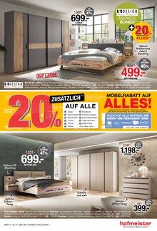 Bett im hofmeister Prospekt "MACH' DIR DEIN ZUHAUSE SCHÖNER" mit 12 Seiten (Reutlingen)