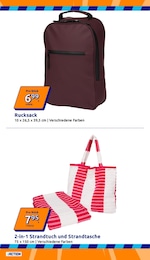 Action Strandtasche im Prospekt 