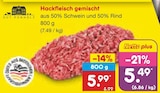 Aktuelles Hackfleisch gemischt Angebot bei Netto Marken-Discount in Bremen ab 5,49 €