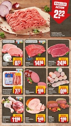 Fleisch Angebot im aktuellen REWE Prospekt auf Seite 8